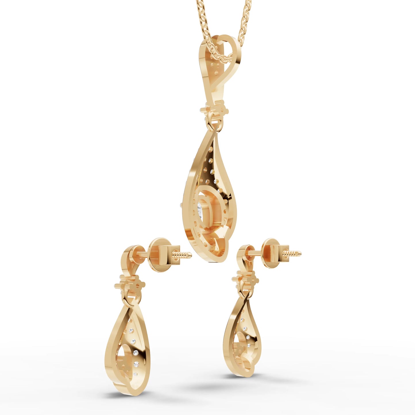 Stellar Symphony Moissanite Diamond Jewellery Set
