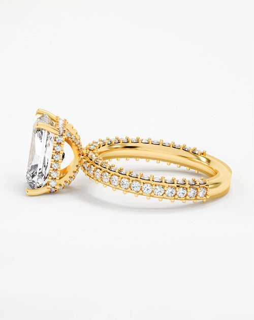 Hidden Halo Rings