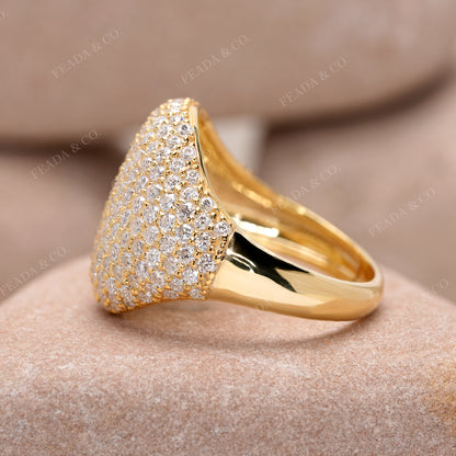 2.342 CT Round Cut Colorless Engagement Ring
