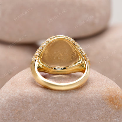 2.342 CT Round Cut Colorless Engagement Ring