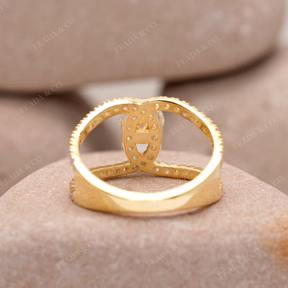 1.536 CT Round Cut Colorless Engagement Ring