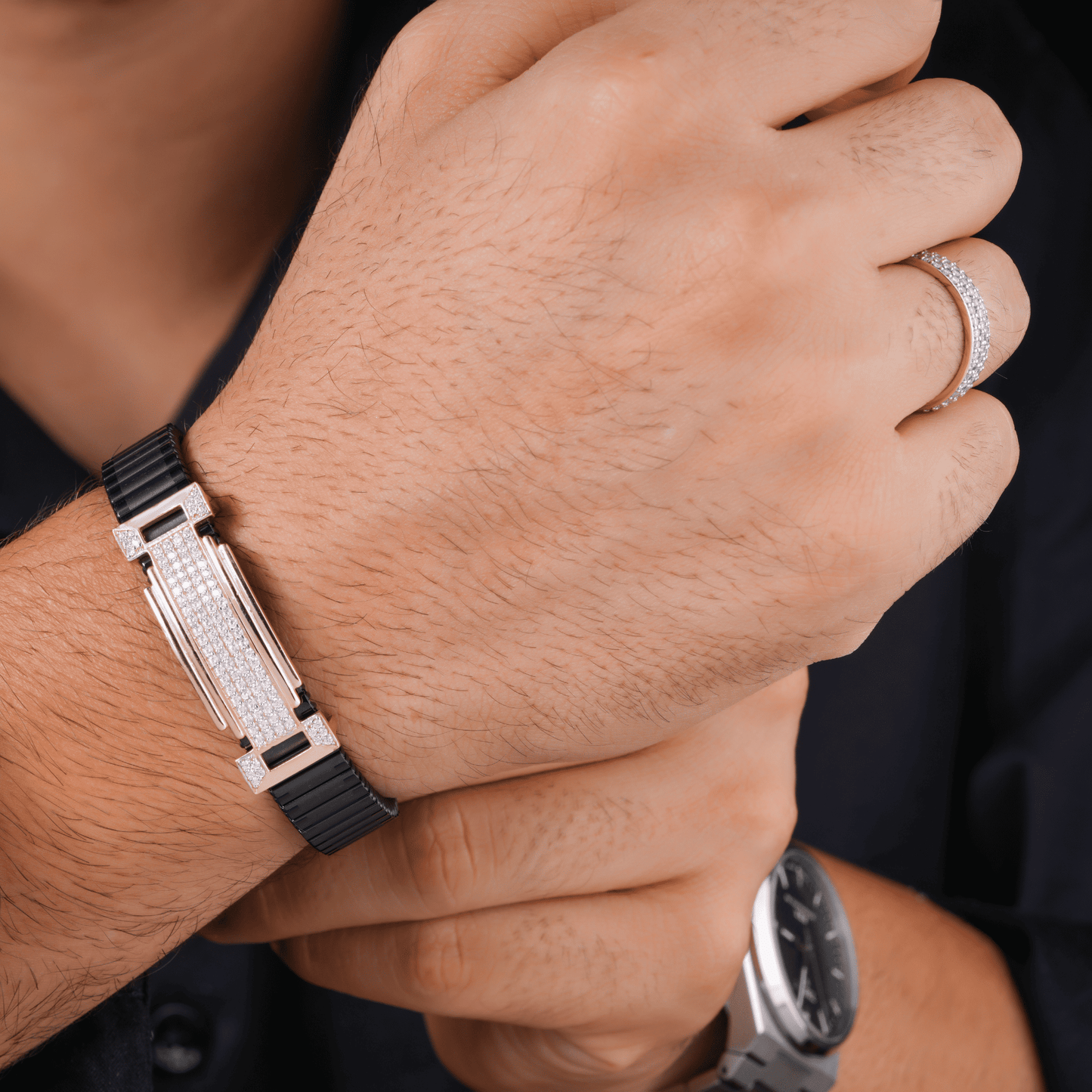 Shimmering Diamond Rolax Bracelet