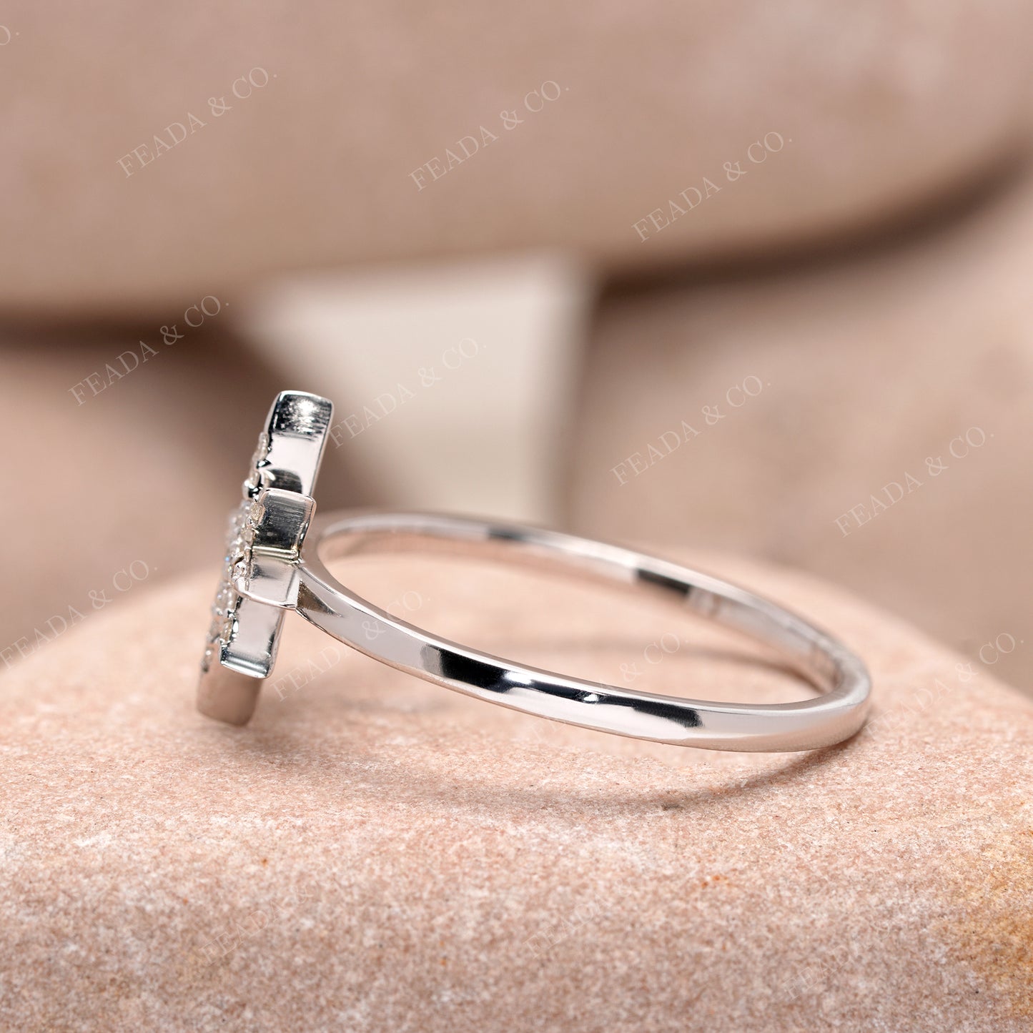 0.30 CT Round Diamond Premium Star Ring