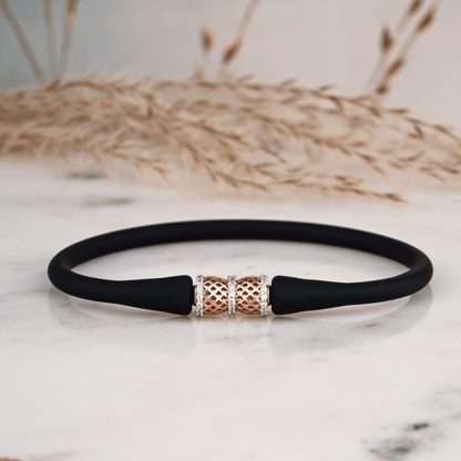 Diamond Barrel Charm Bracelet