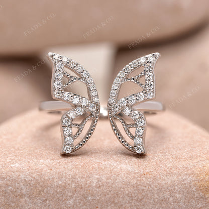 0.31 CT Zircon Premium Butterfly Fashion Ring