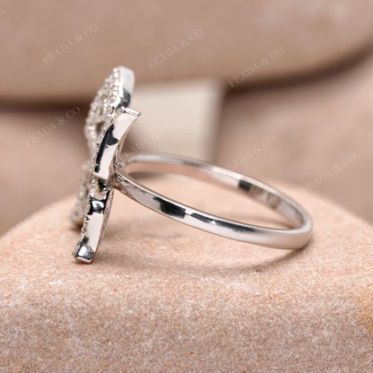 0.31 CT Zircon Premium Butterfly Fashion Ring