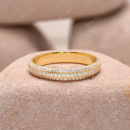 0.825 CT Round Cut Colorless Engagement Ring