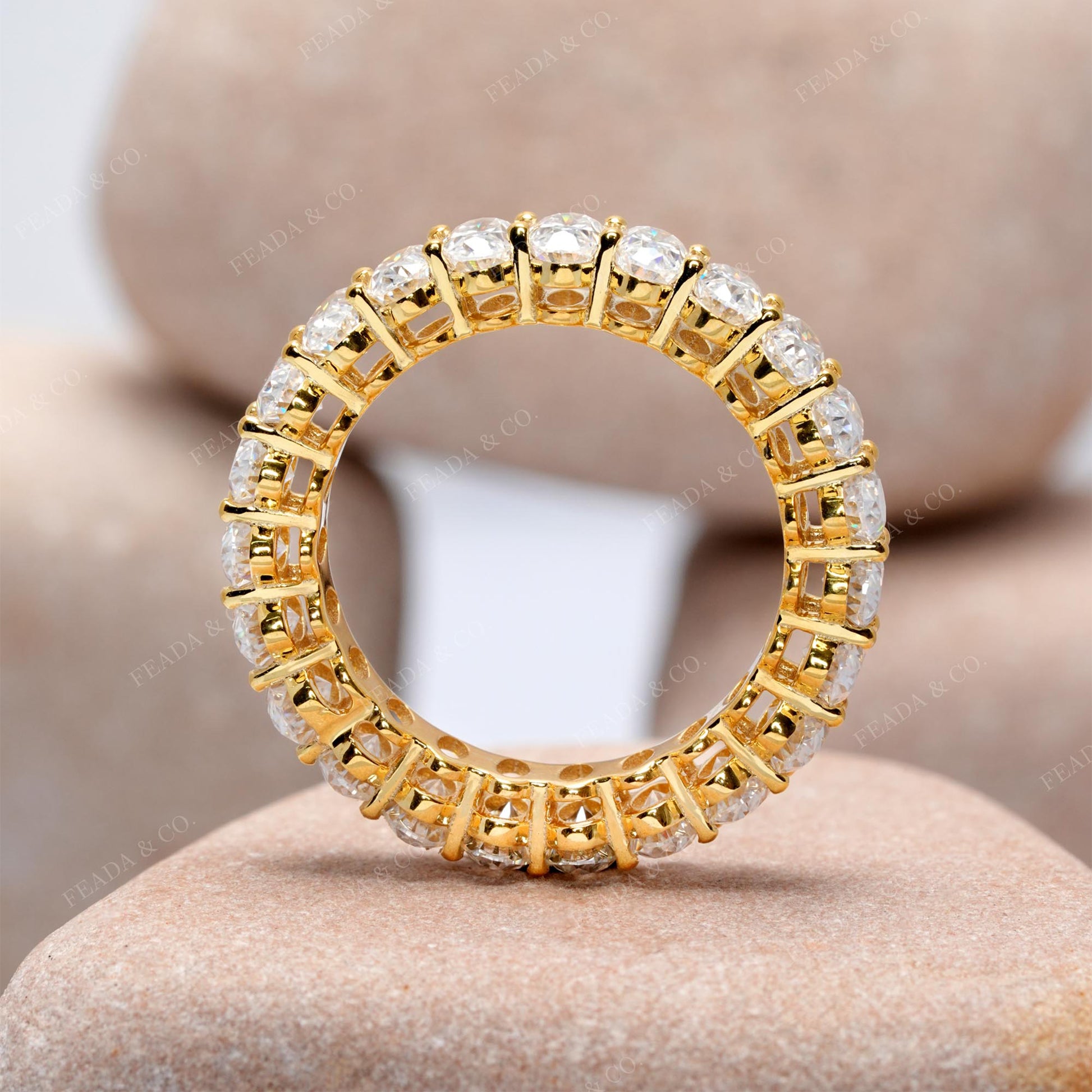 5.75 CT Oval Cut Colorless Engagement Ring