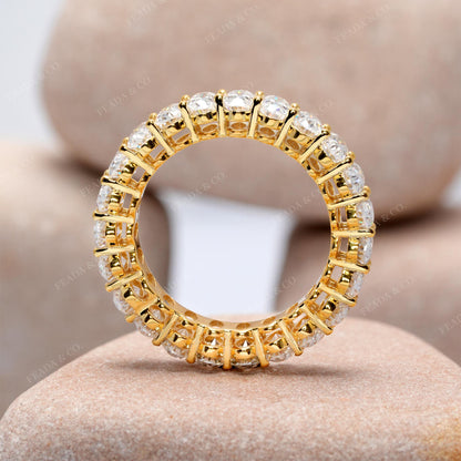 5.75 CT Oval Cut Colorless Engagement Ring
