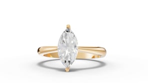 Marquise Solitaire Lab Diamond Ring