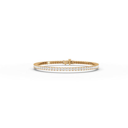 Round Moissanite Diamond Tennis Bracelet 2.25 MM Diamond