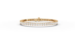 Round Moissanite Diamond Tennis Bracelet 3.00 MM Diamond