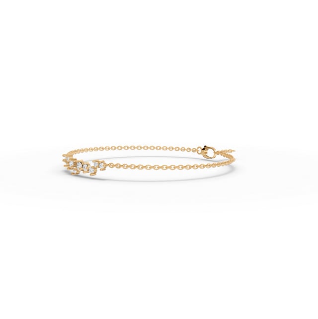 Station Moissanite Diamond Bracelet