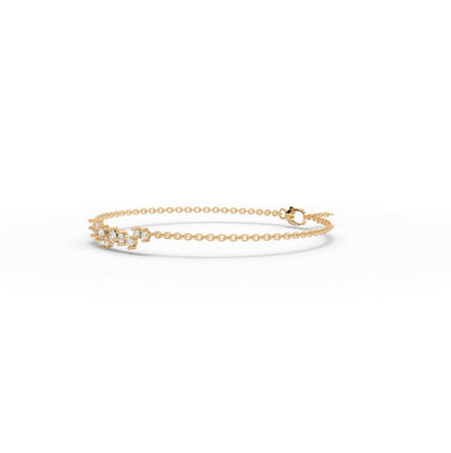 Station Moissanite Diamond Bracelet