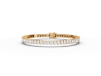 Oval Moissanite Diamond Tennis Bracelet