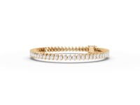 Pear Moissanite Diamond Tennis Bracelet