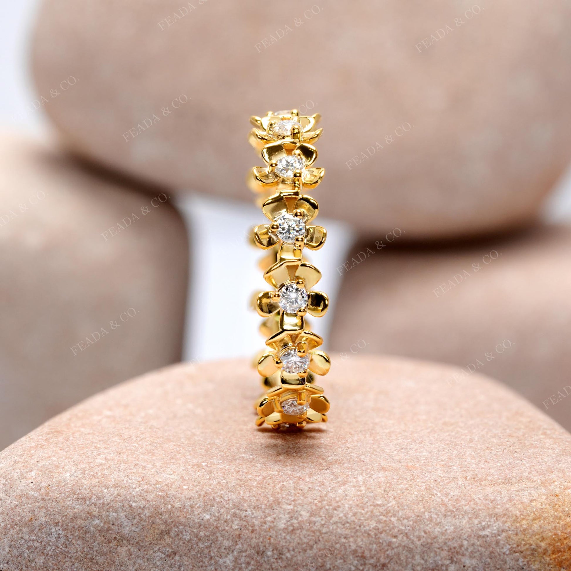 0.49 CT Round Cut Colorless Engagement Ring