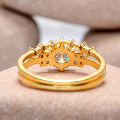 1.206 CT Round Cut Colorless Engagement Ring