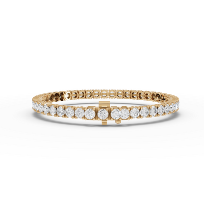 Round Moissanite Diamond Tennis Bracelet 3.50 MM Diamond