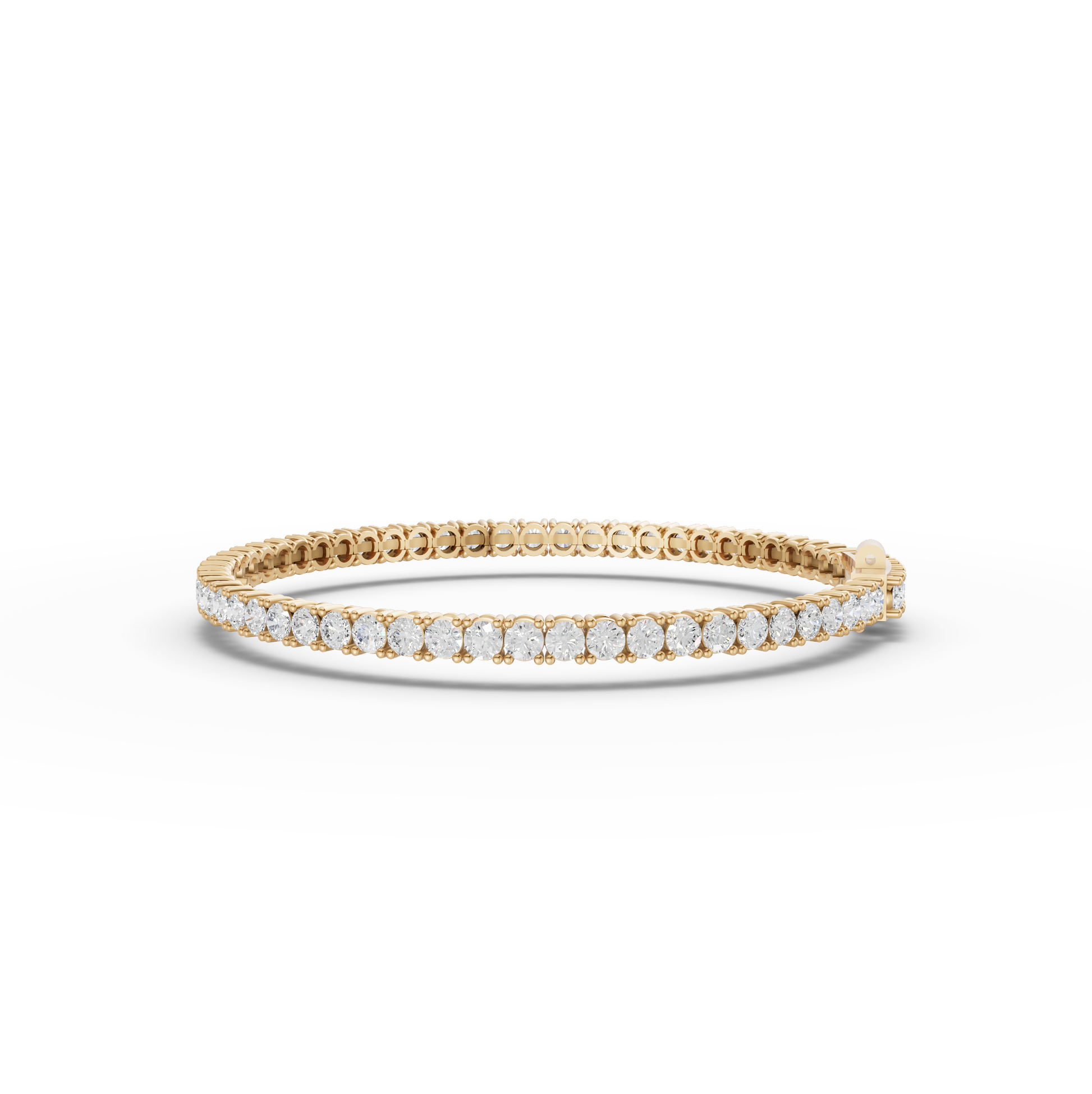Round Moissanite Diamond Tennis Bracelet 2.70 MM Diamond