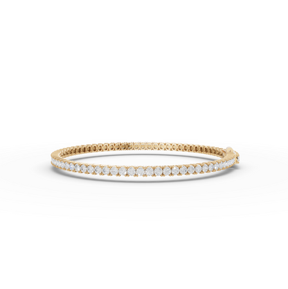 Round Moissanite Diamond Tennis Bracelet 2.25 MM Diamond