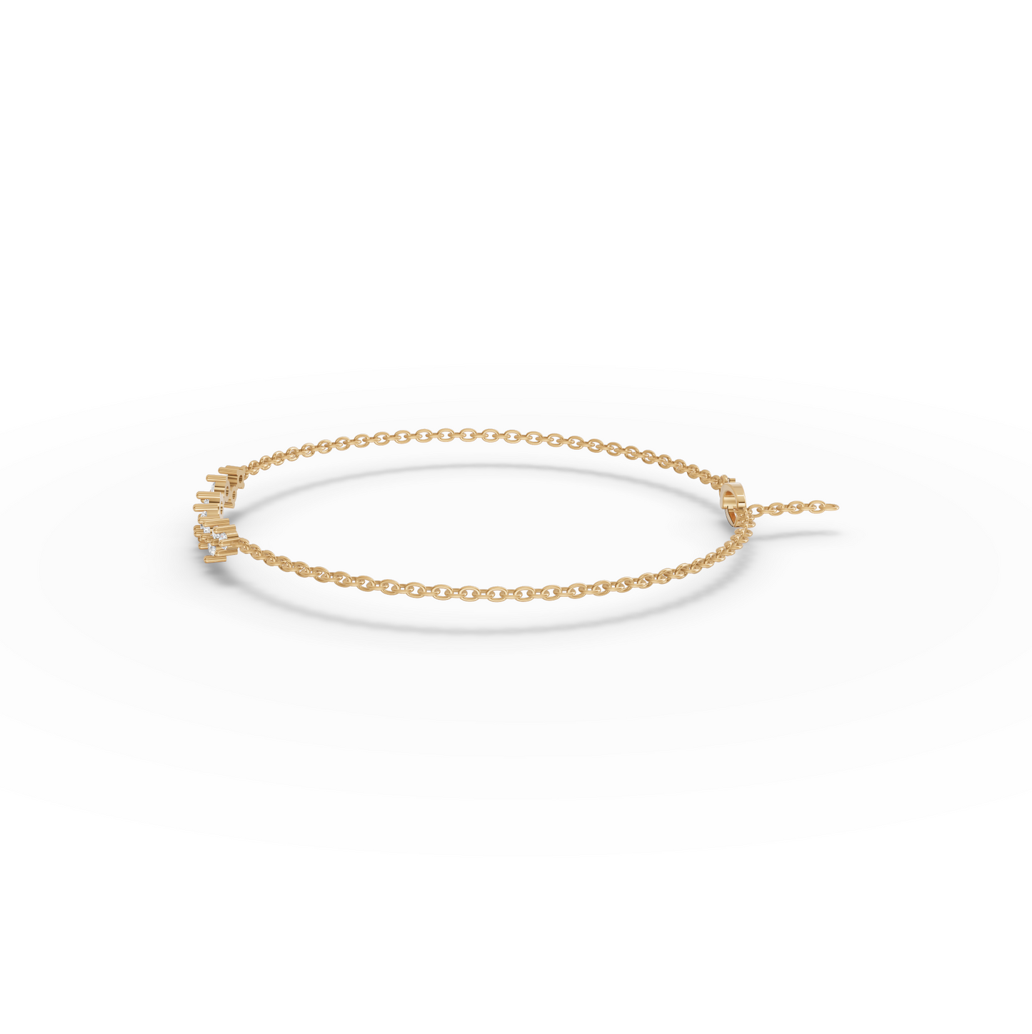 Station Moissanite Diamond Bracelet