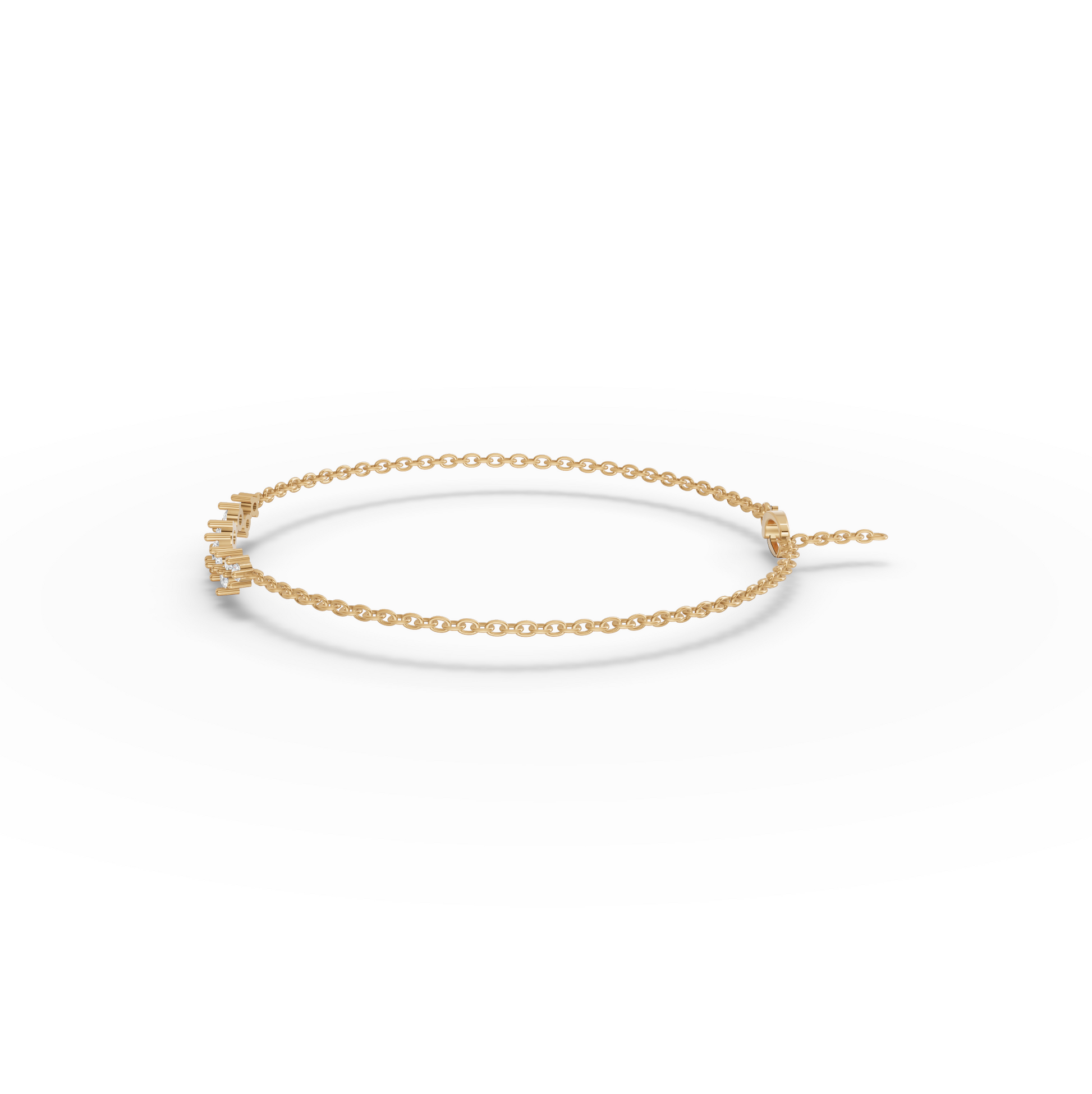 Station Moissanite Diamond Bracelet