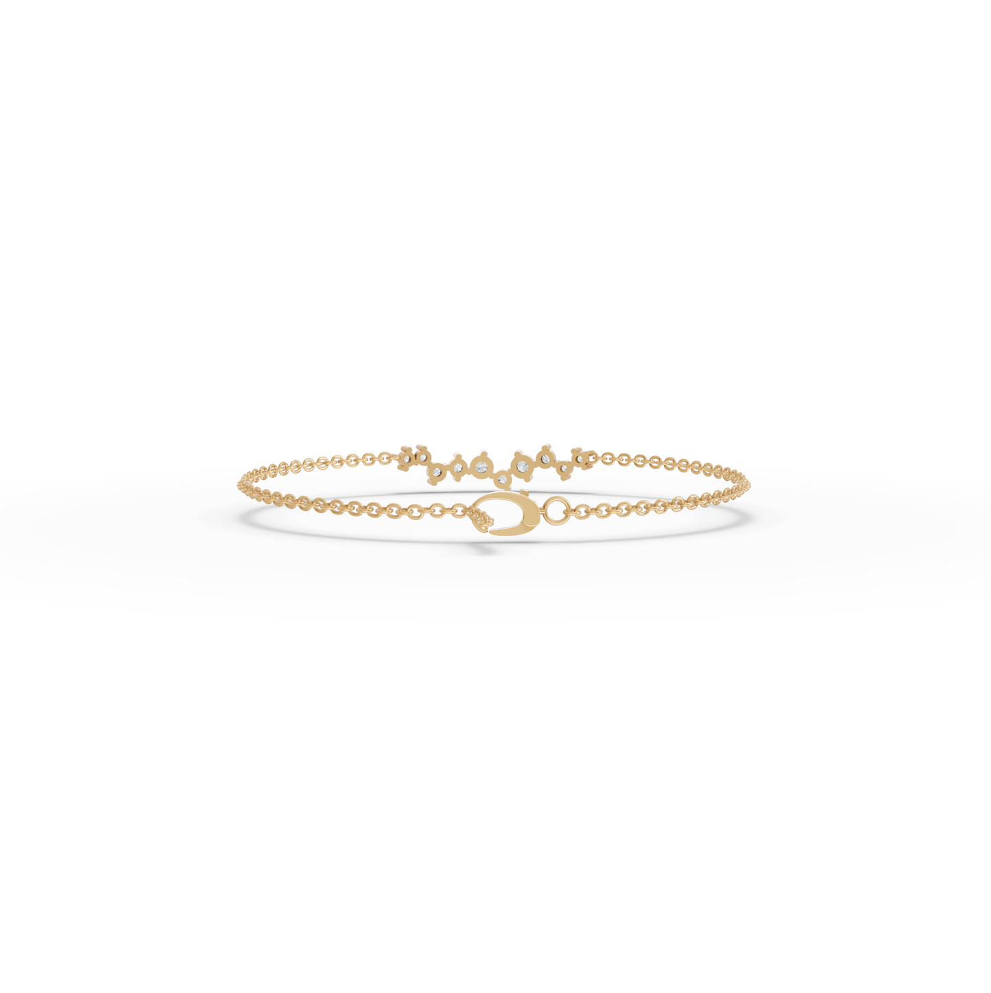 Station Moissanite Diamond Bracelet