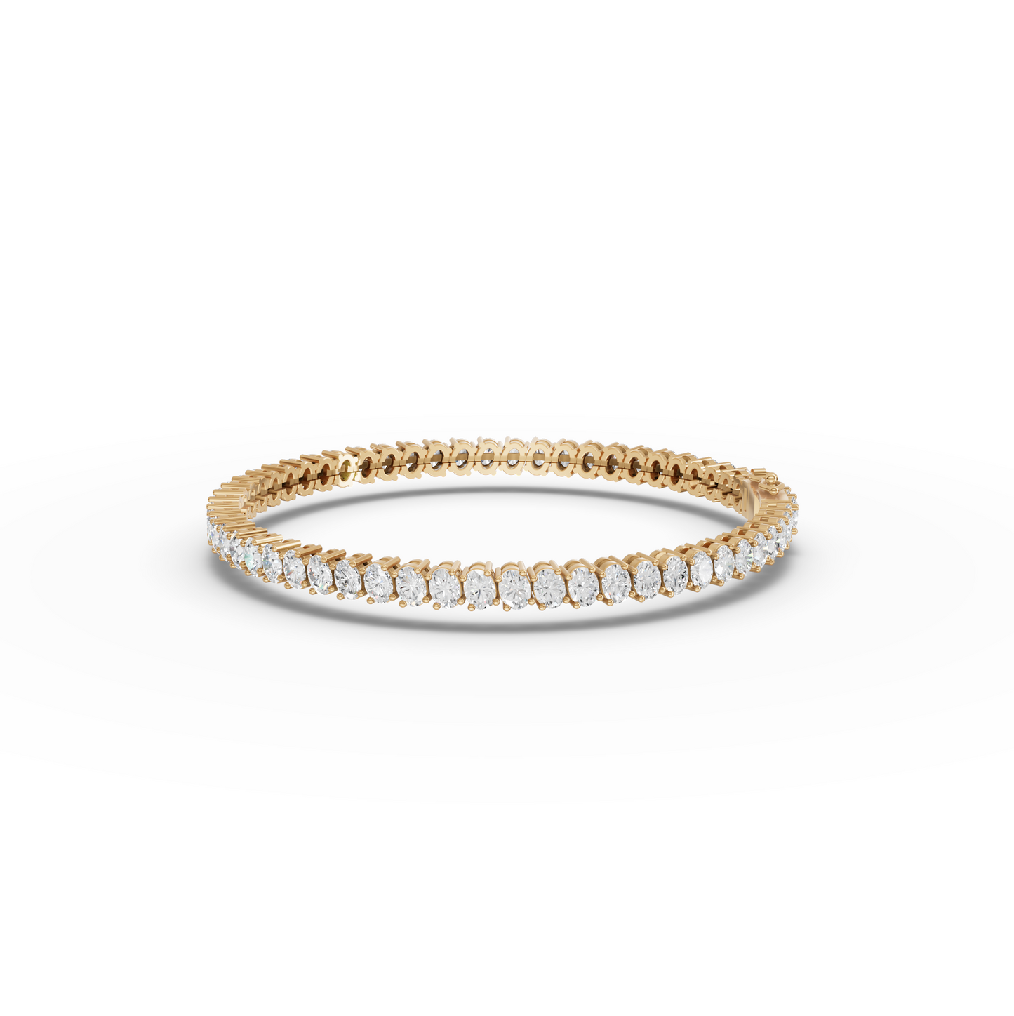 Oval Moissanite Diamond Tennis Bracelet