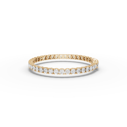 Round Moissanite Diamond Tennis Bracelet 4.00 MM Diamond