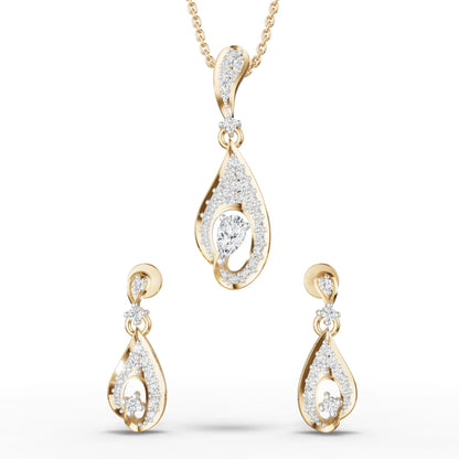 Stellar Symphony Moissanite Diamond Jewellery Set
