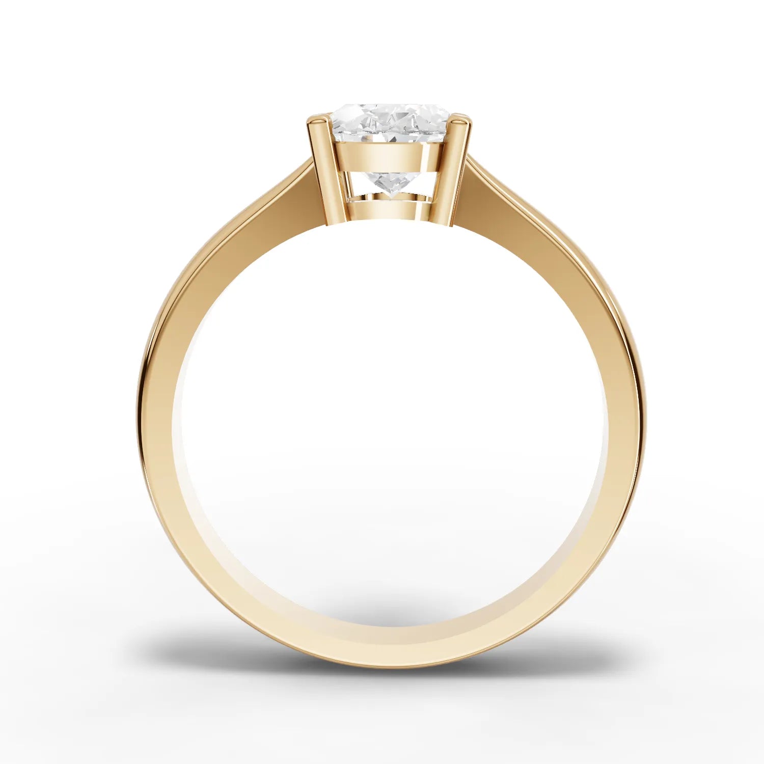 Oval Solitaire Lab Diamond Ring