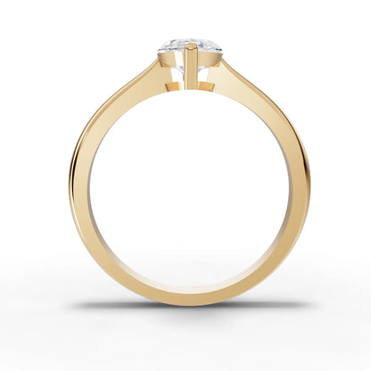 Marquise Solitaire Lab Diamond Ring