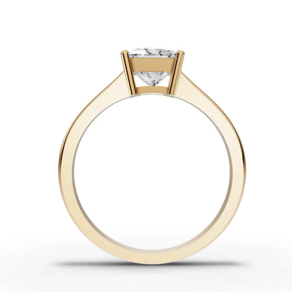 Princess Solitaire Lab Diamond Ring